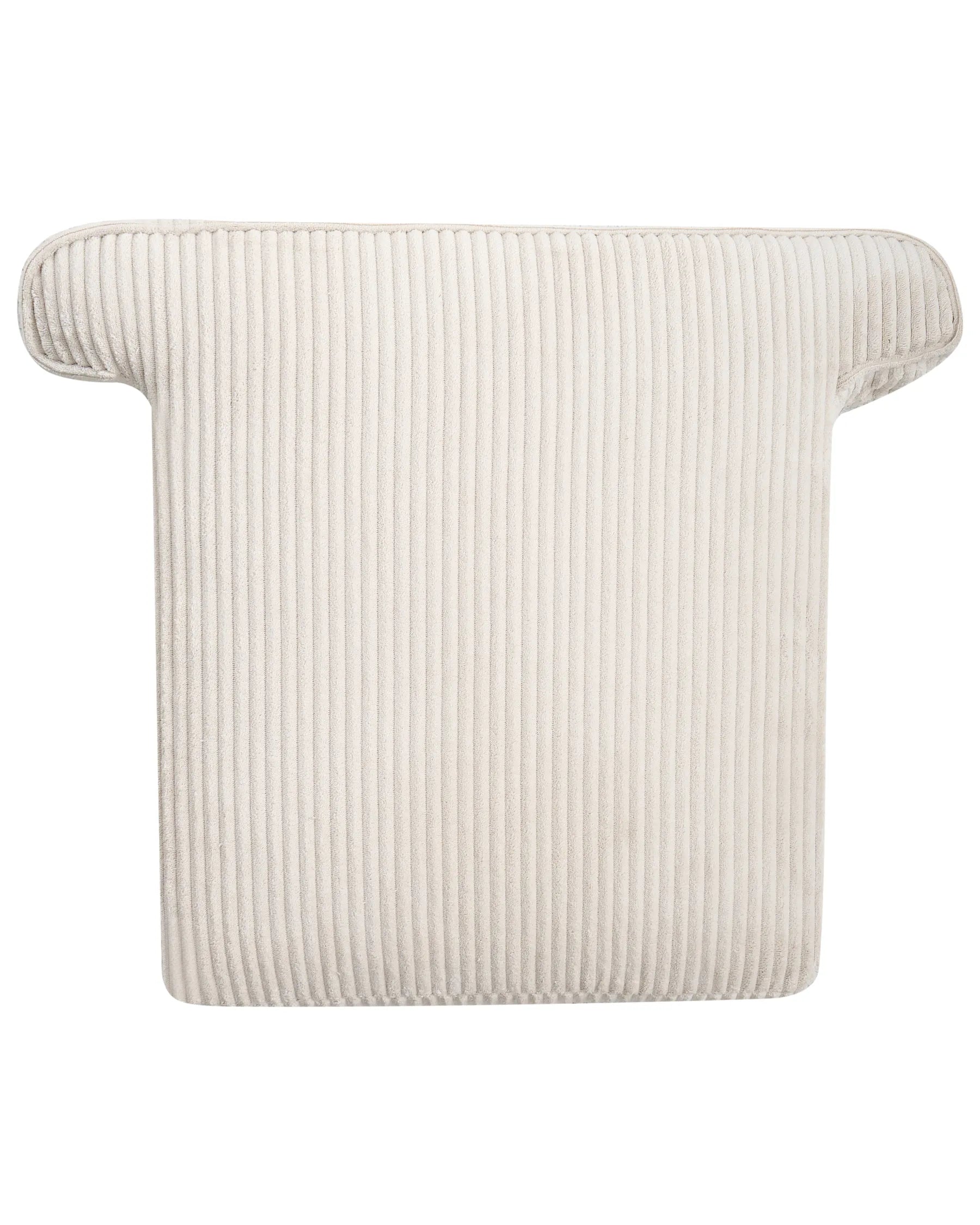 Wingback Chair ABSON Corduroy Light Beige