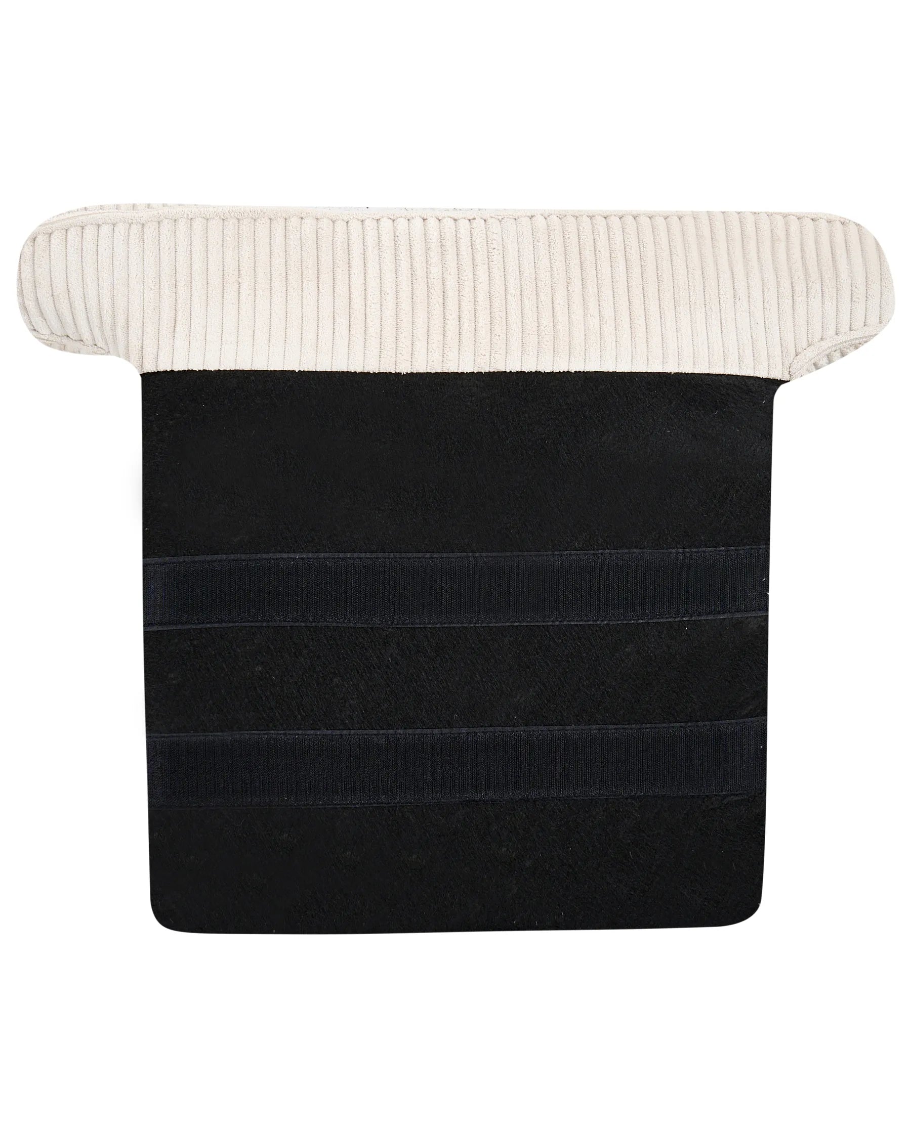 Wingback Chair ABSON Corduroy Light Beige