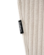 Wingback Chair ABSON Corduroy Light Beige