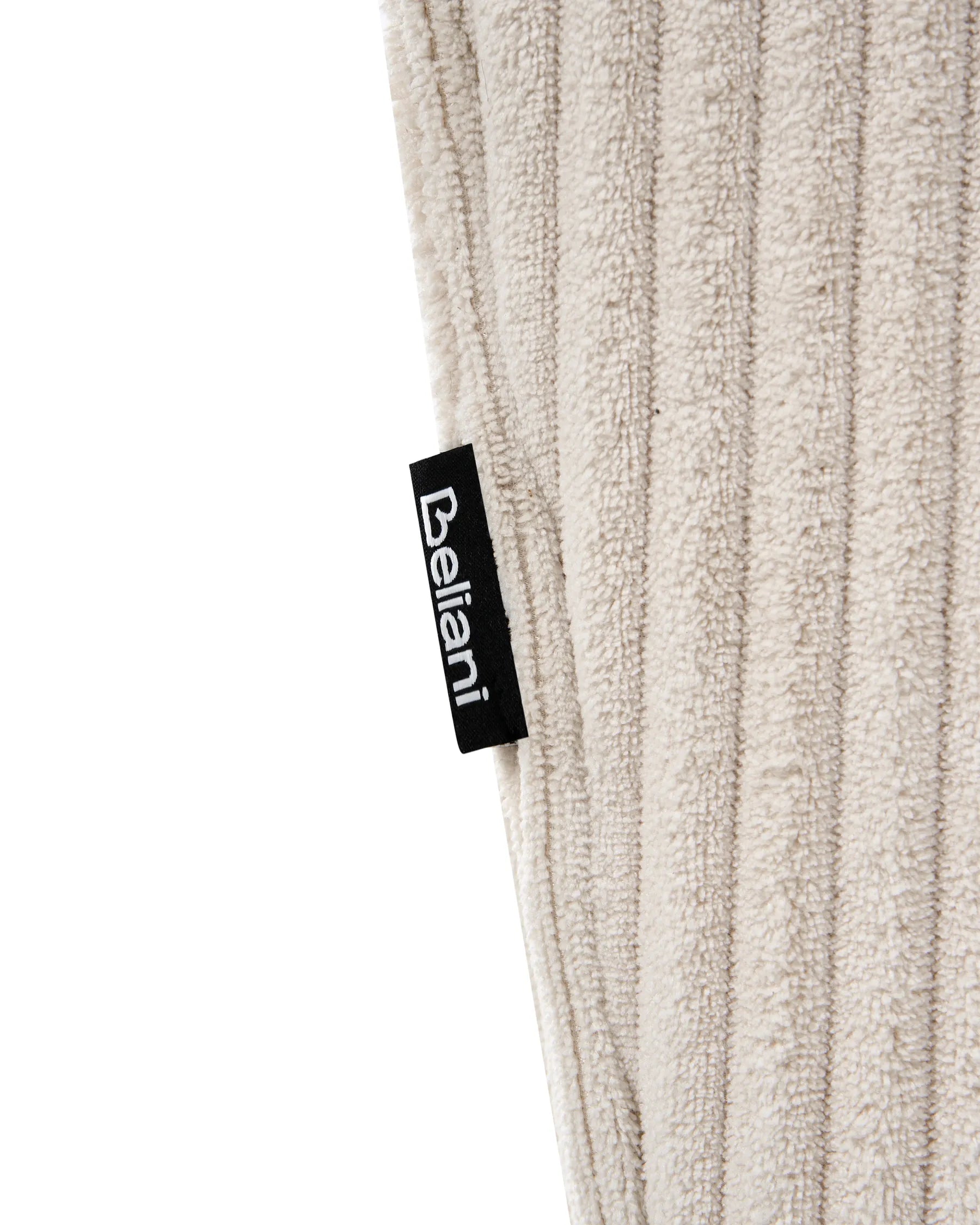 Wingback Chair ABSON Corduroy Light Beige