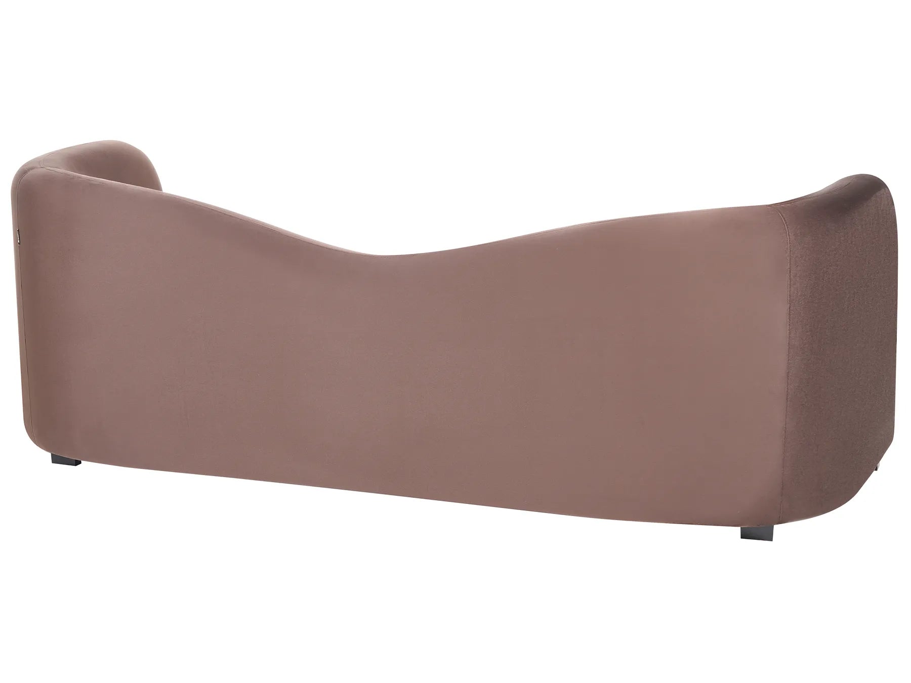 Living Room Set 5 Seater VELTADA Velvet Dark Brown