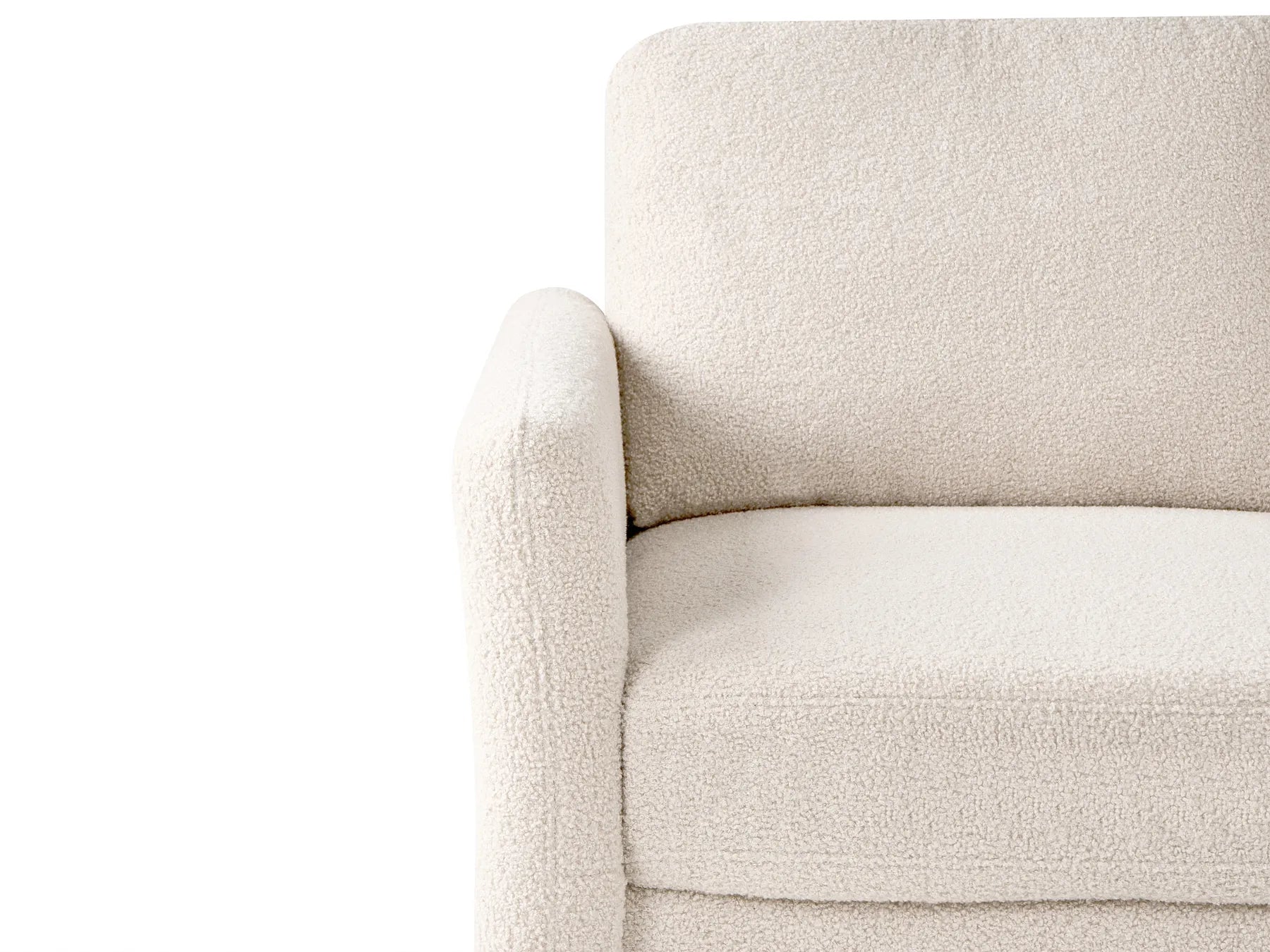 Sofa 3 Seater MARE Boucle Beige