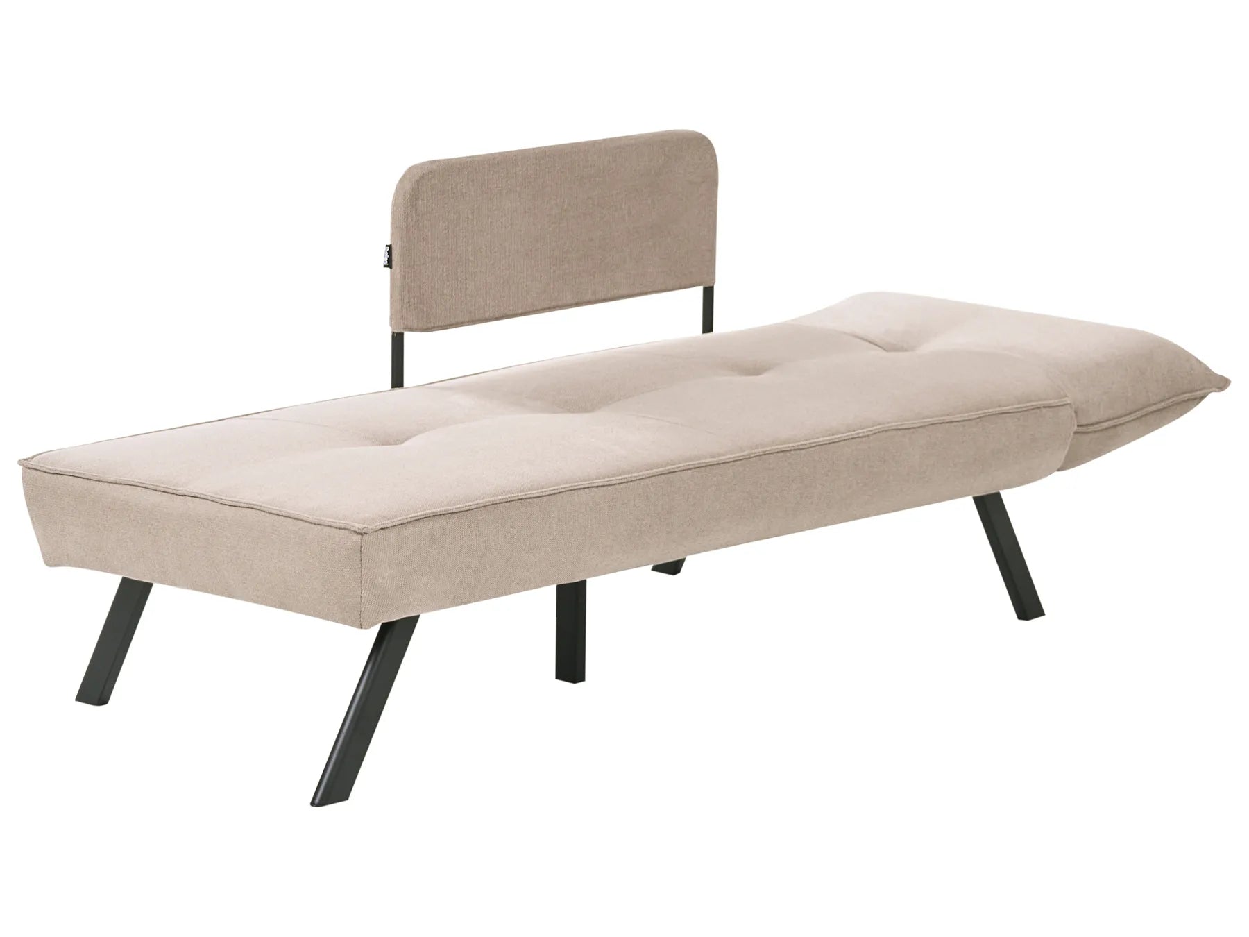 Right-Hand Chaise Lounge ROCAMADOUR Fabric Taupe