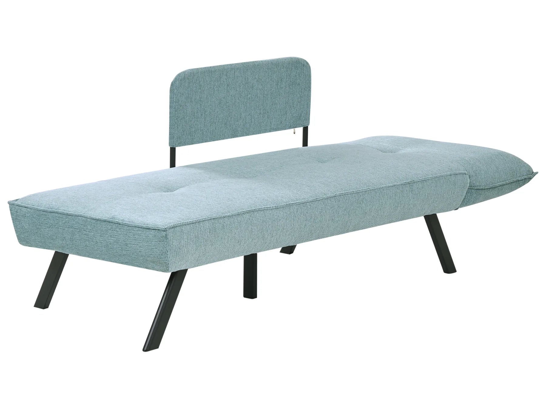 Right-Hand Chaise Lounge ROCAMADOUR Fabric Light Blue