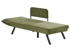 Left-Hand Chaise Lounge ROCAMADOUR Fabric Green