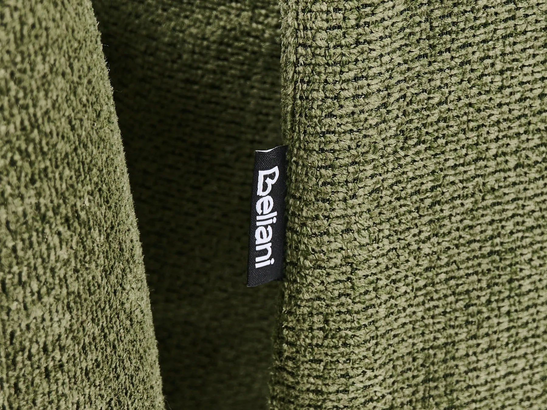 Left-Hand Chaise Lounge ROCAMADOUR Fabric Green