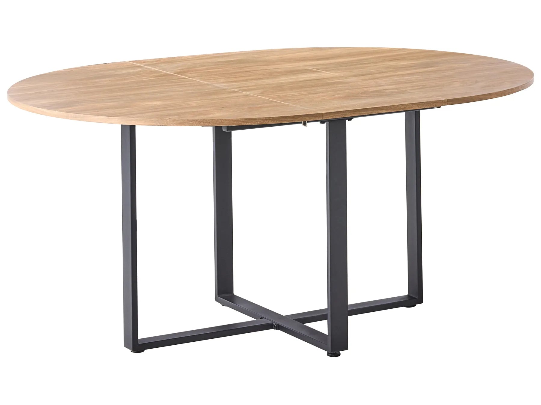 Dining Table ALEXANDRINA Brown 120/160 cm 120 cm