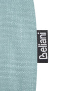 Set of 2 Bar Chairs CASMALIA Velvet Light Blue