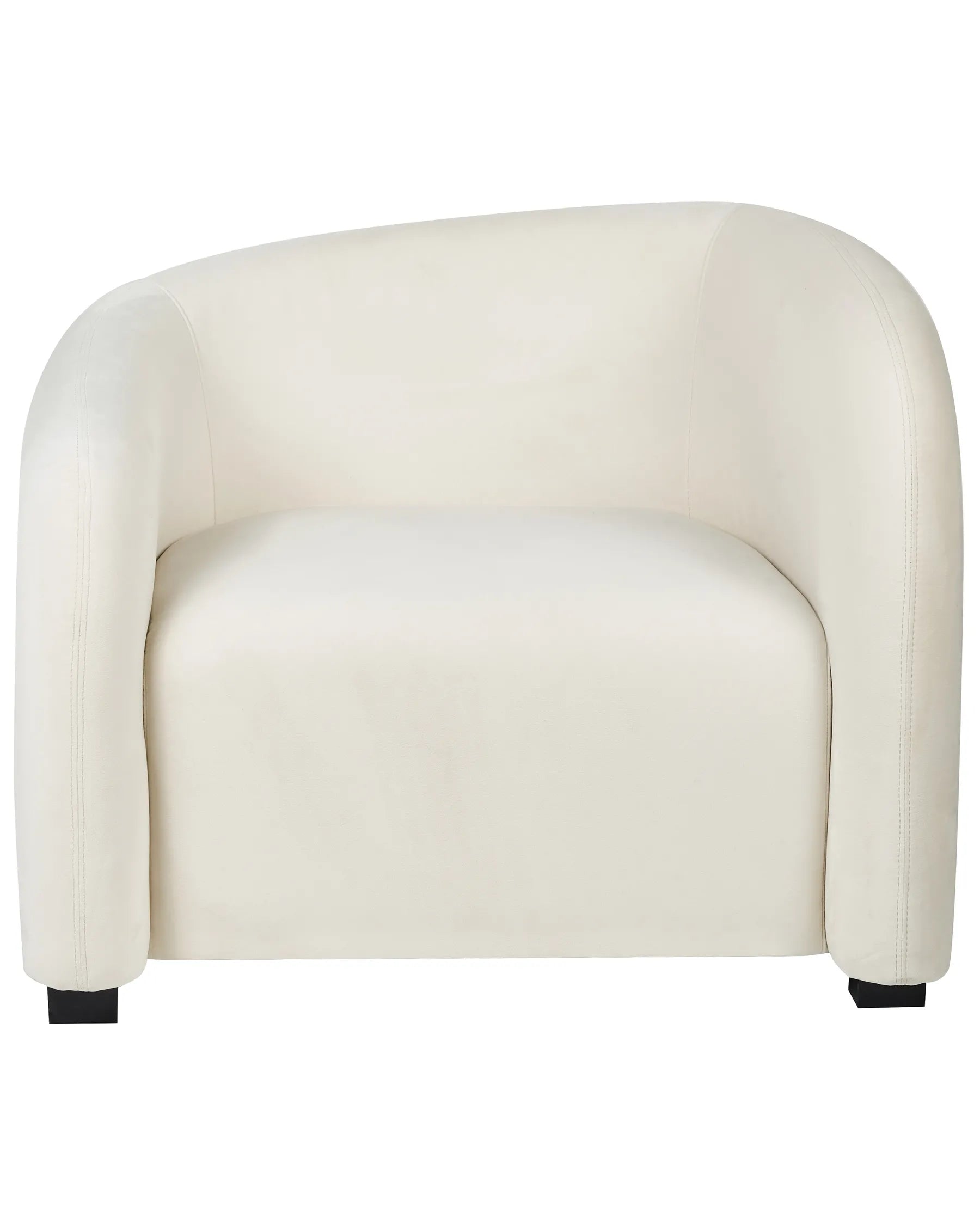 Set of 2 Armchairs VELTADA Velvet Off-White