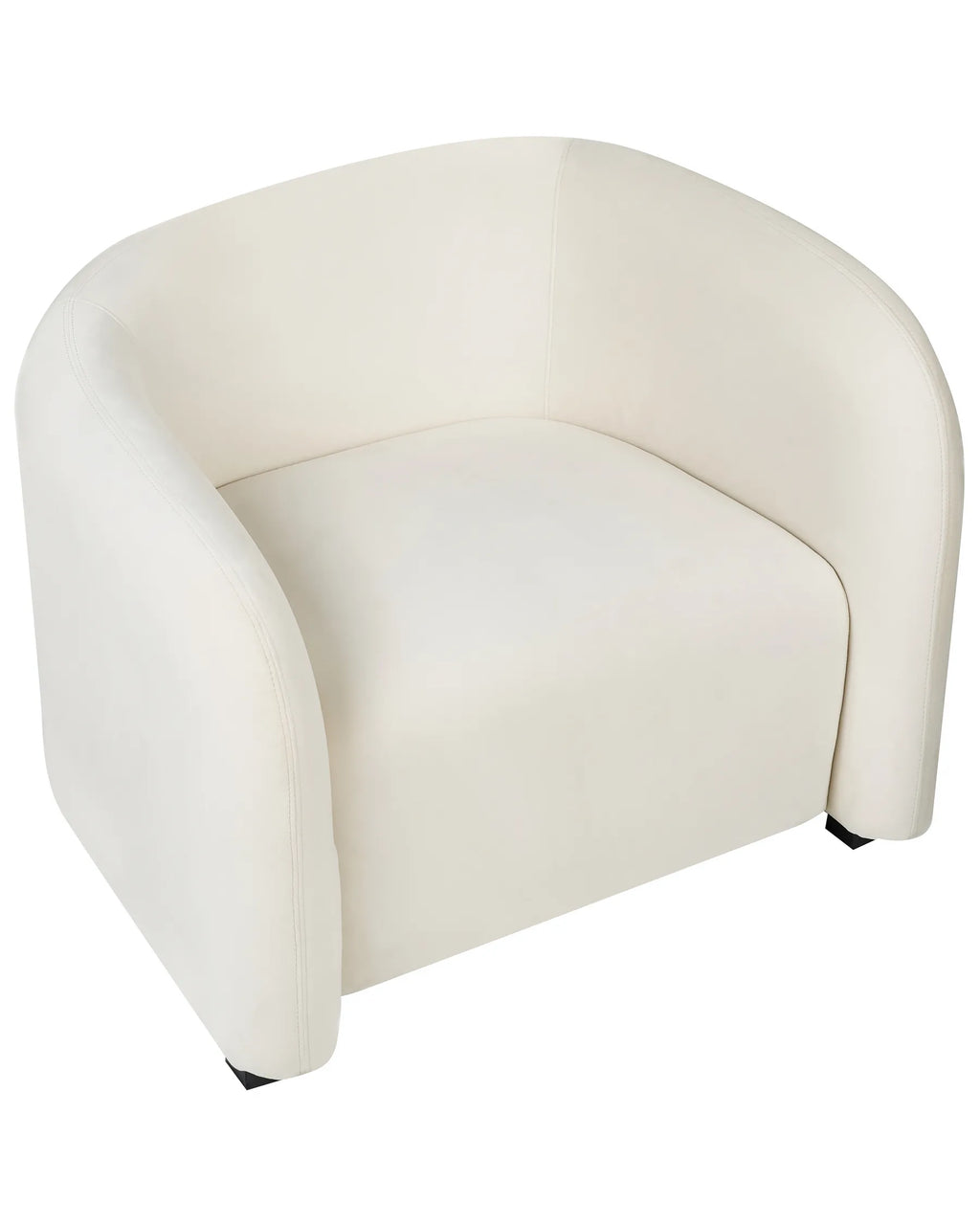 Set of 2 Armchairs VELTADA Velvet Off-White