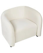 Set of 2 Armchairs VELTADA Velvet Off-White