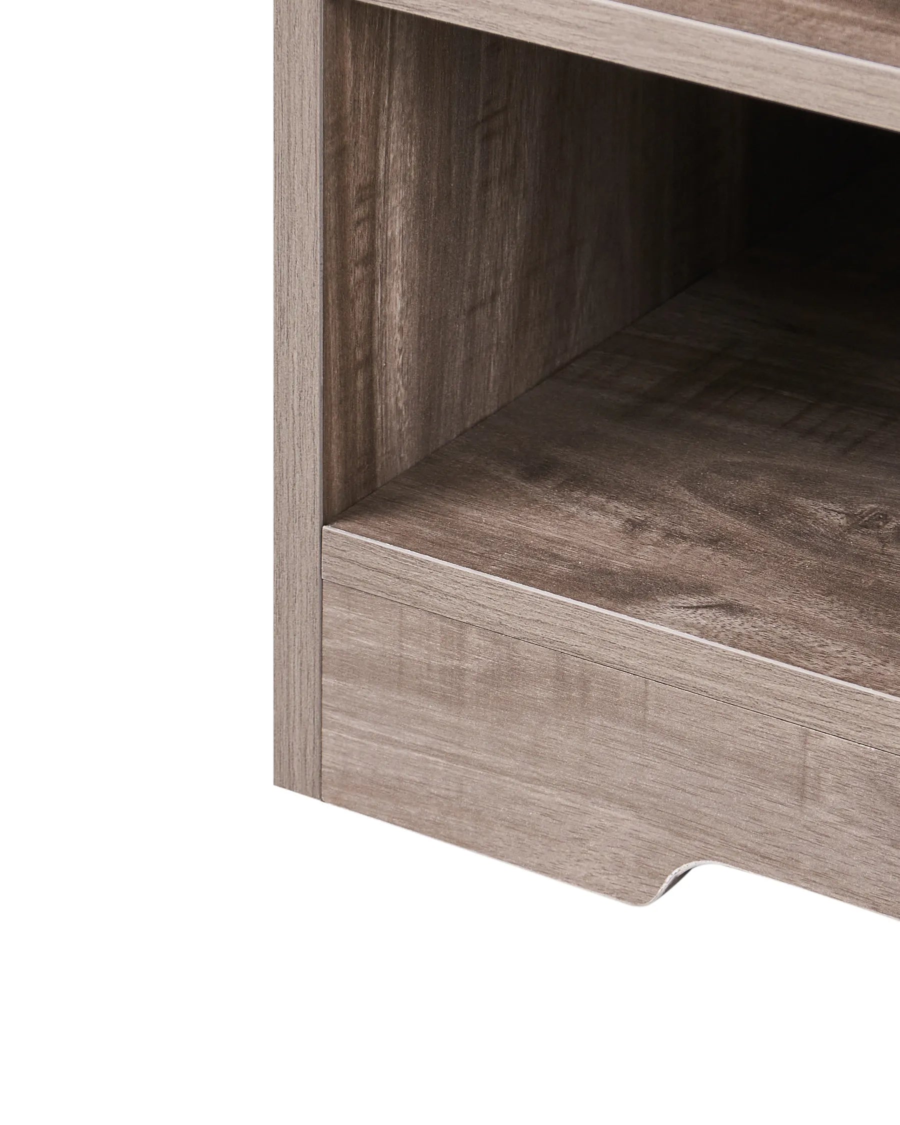 Shoe Storage with Coat Rack DENILIQUIM Dark Brown