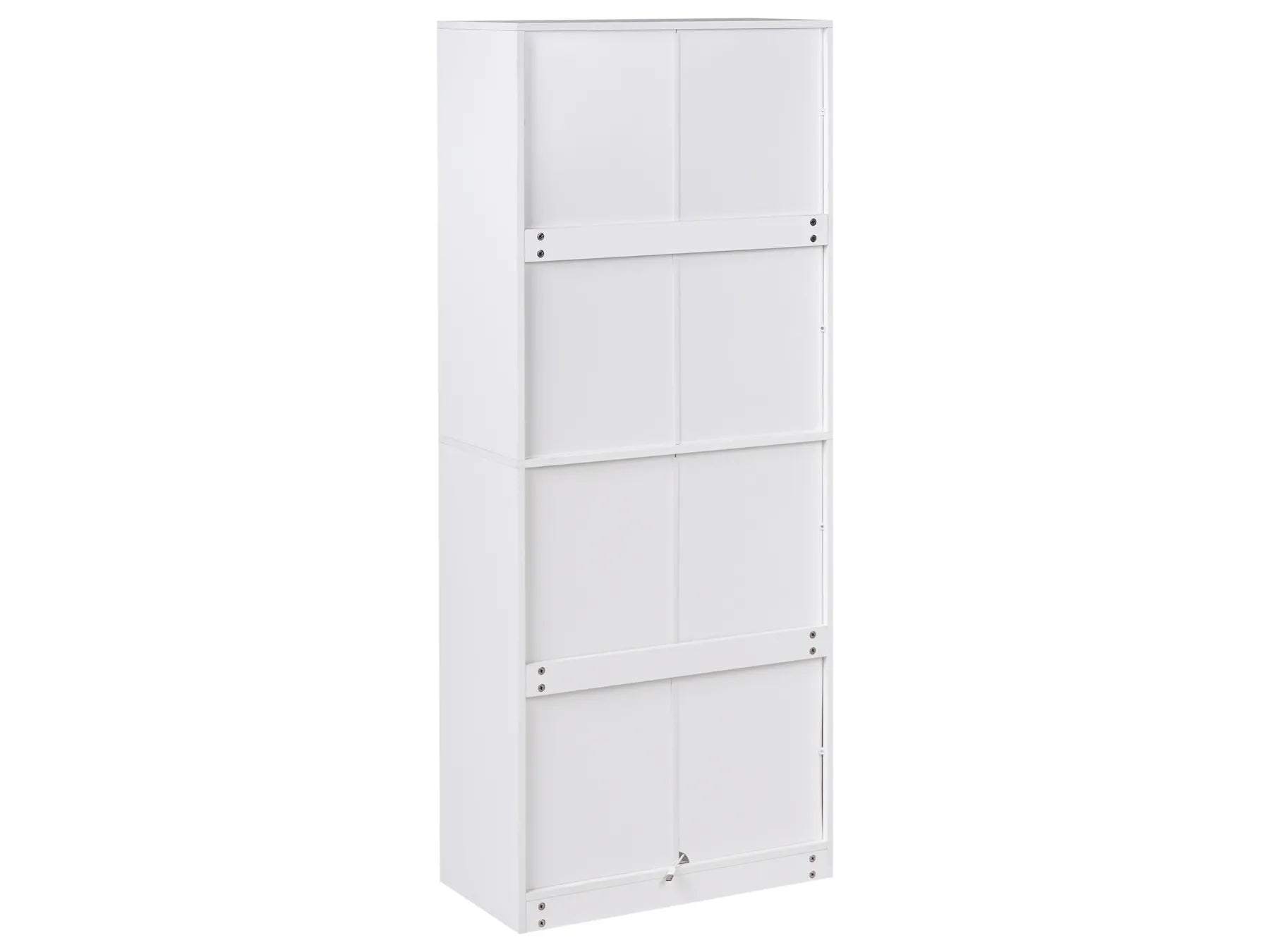 Shoe Storage Cabinet GRIFFITH With LED Lights White