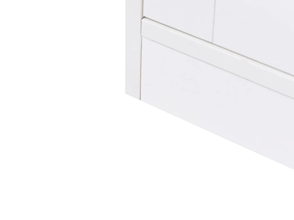 Shoe Storage Cabinet GRIFFITH With LED Lights White