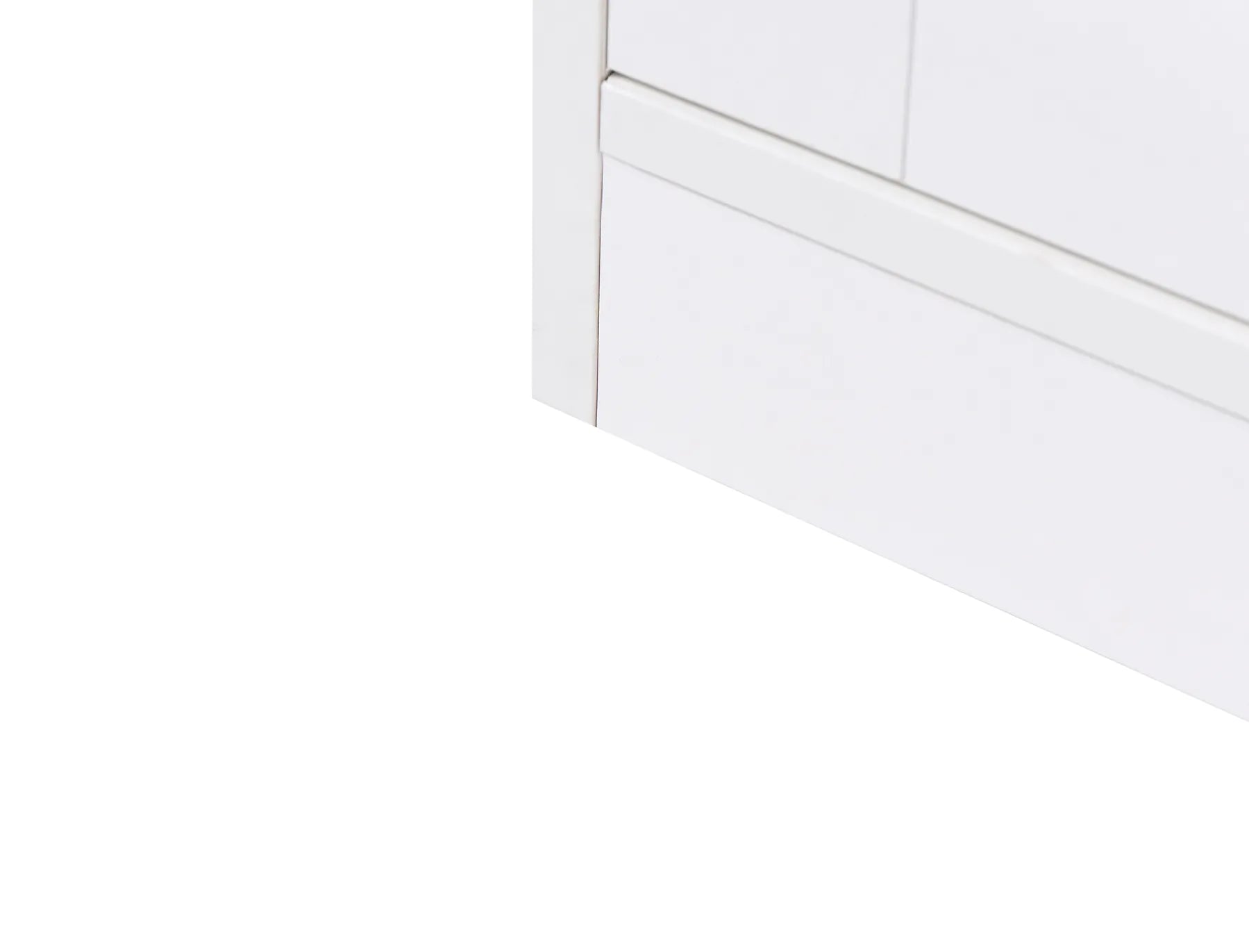 Shoe Storage Cabinet GRIFFITH With LED Lights White