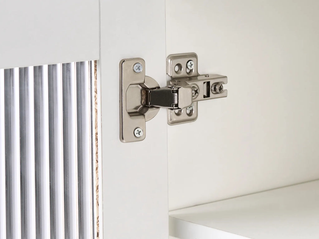 Shoe Storage Cabinet GRIFFITH With LED Lights White