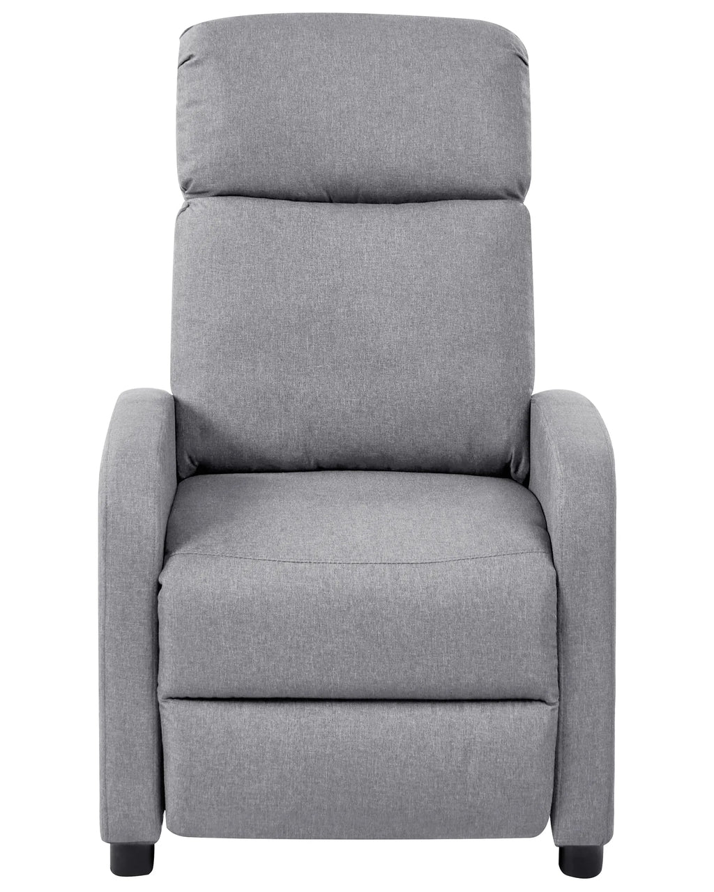 Recliner Chair EMINENCE Faux Linen Grey