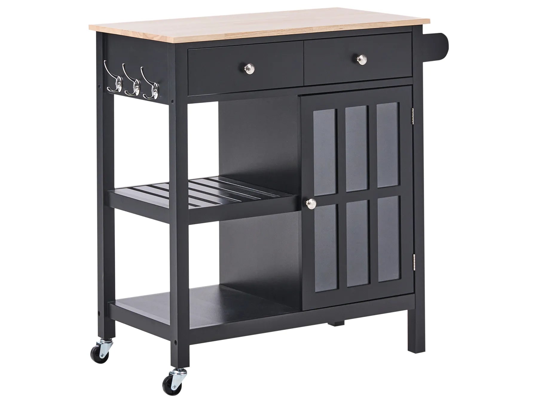 Kitchen Trolley GENOA Black