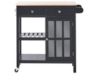 Kitchen Trolley GENOA Black