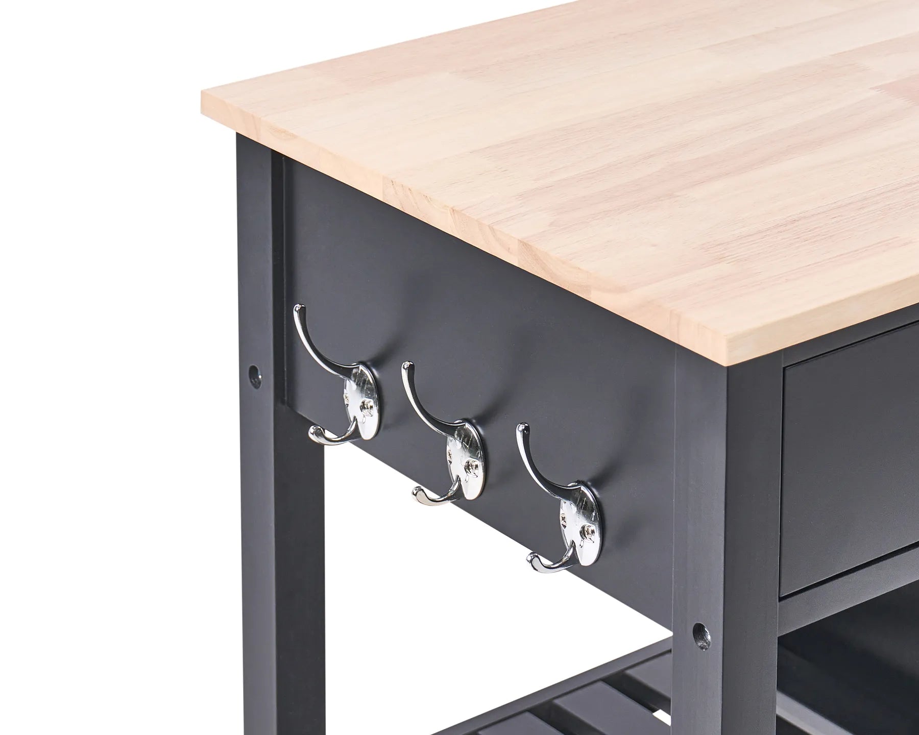 Kitchen Trolley GENOA Black