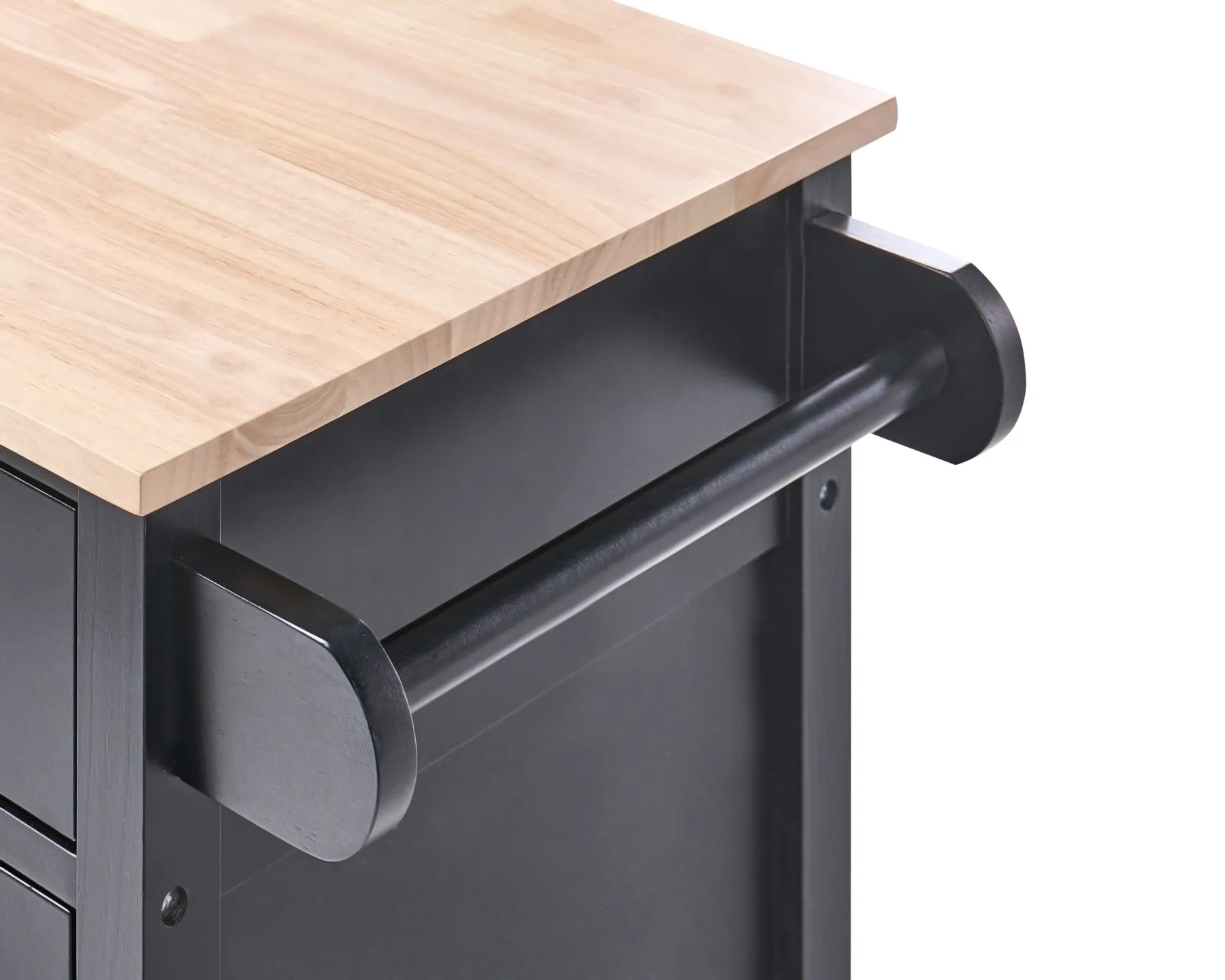 Kitchen Trolley GENOA Black