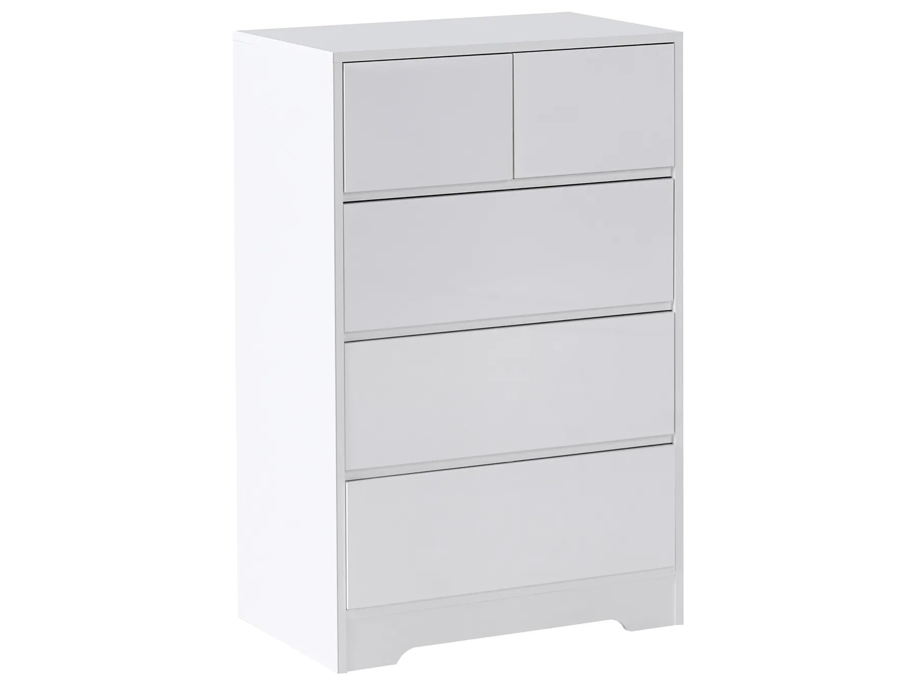 5 Drawer Chest ALBERTA White