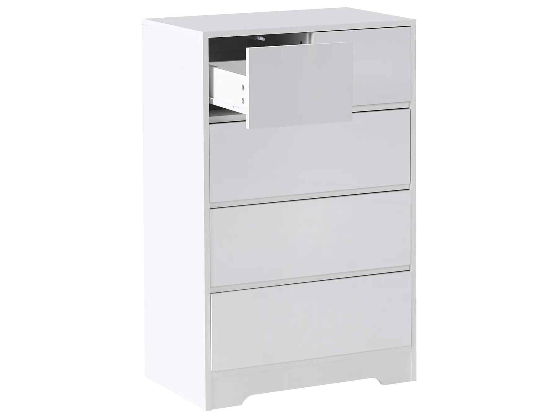 5 Drawer Chest ALBERTA White