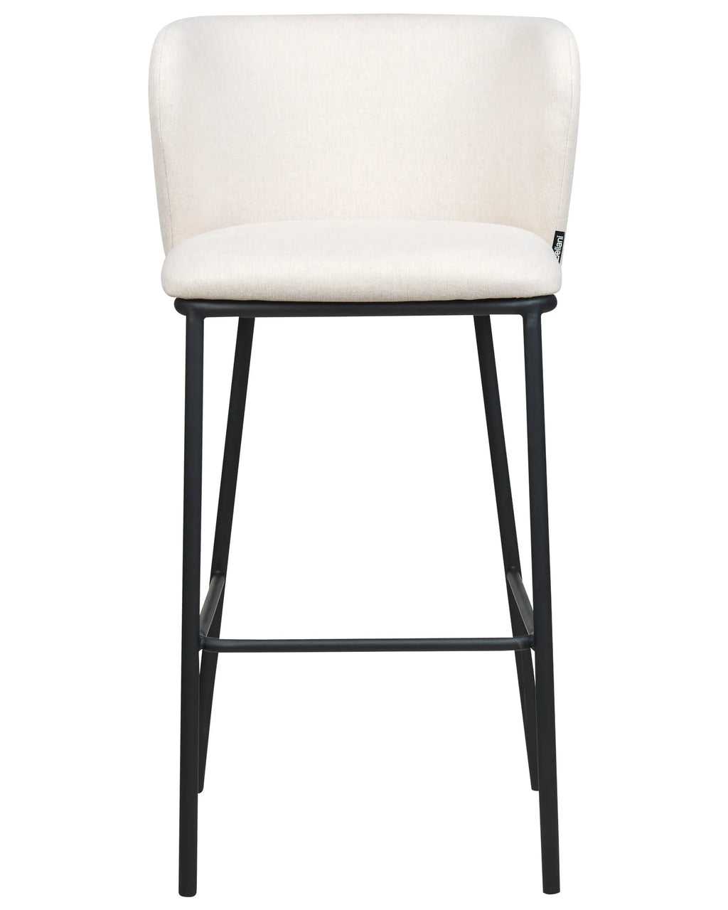 Set of 2 Bar Chairs MINA Off-White