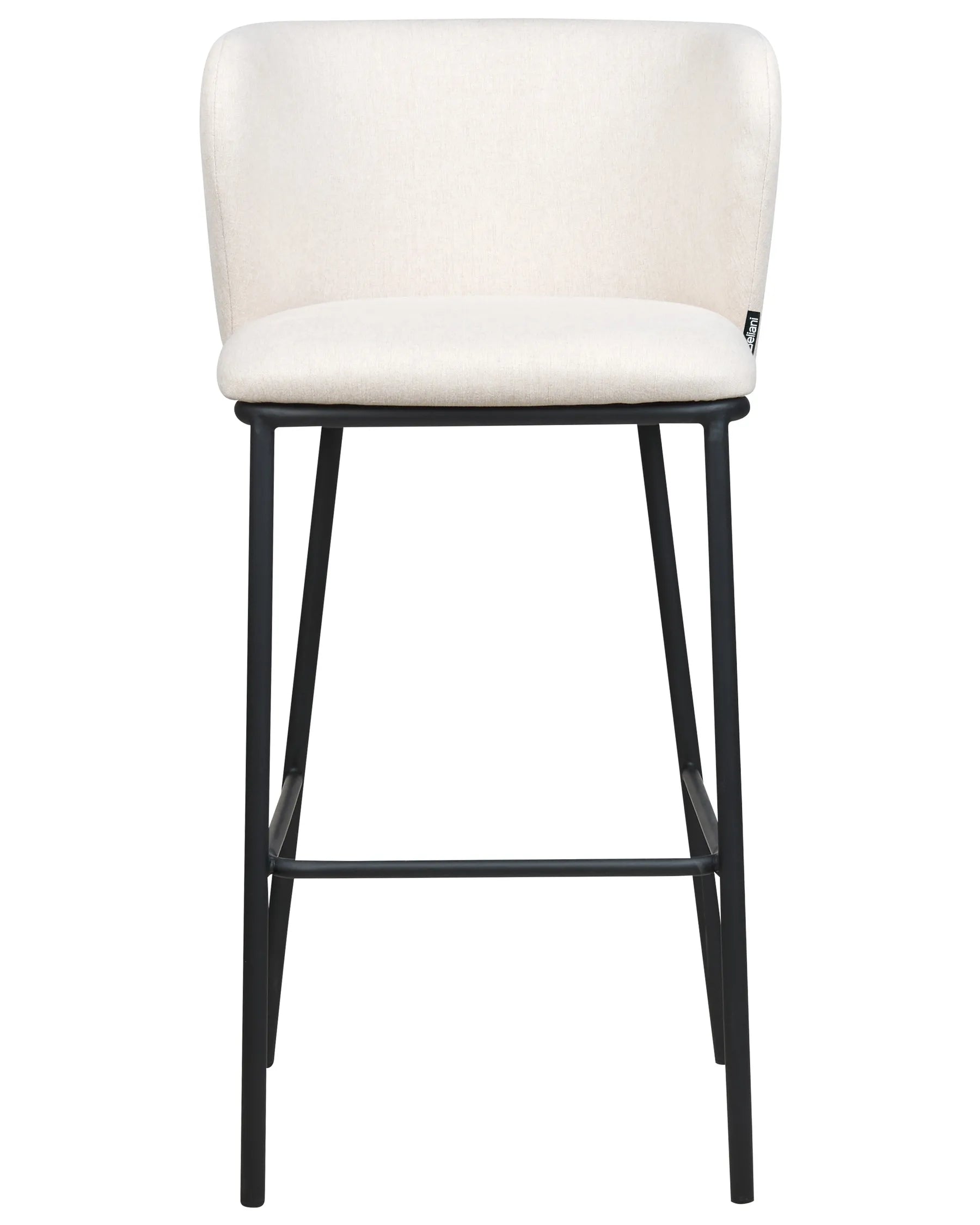 Set of 2 Bar Chairs MINA Off-White