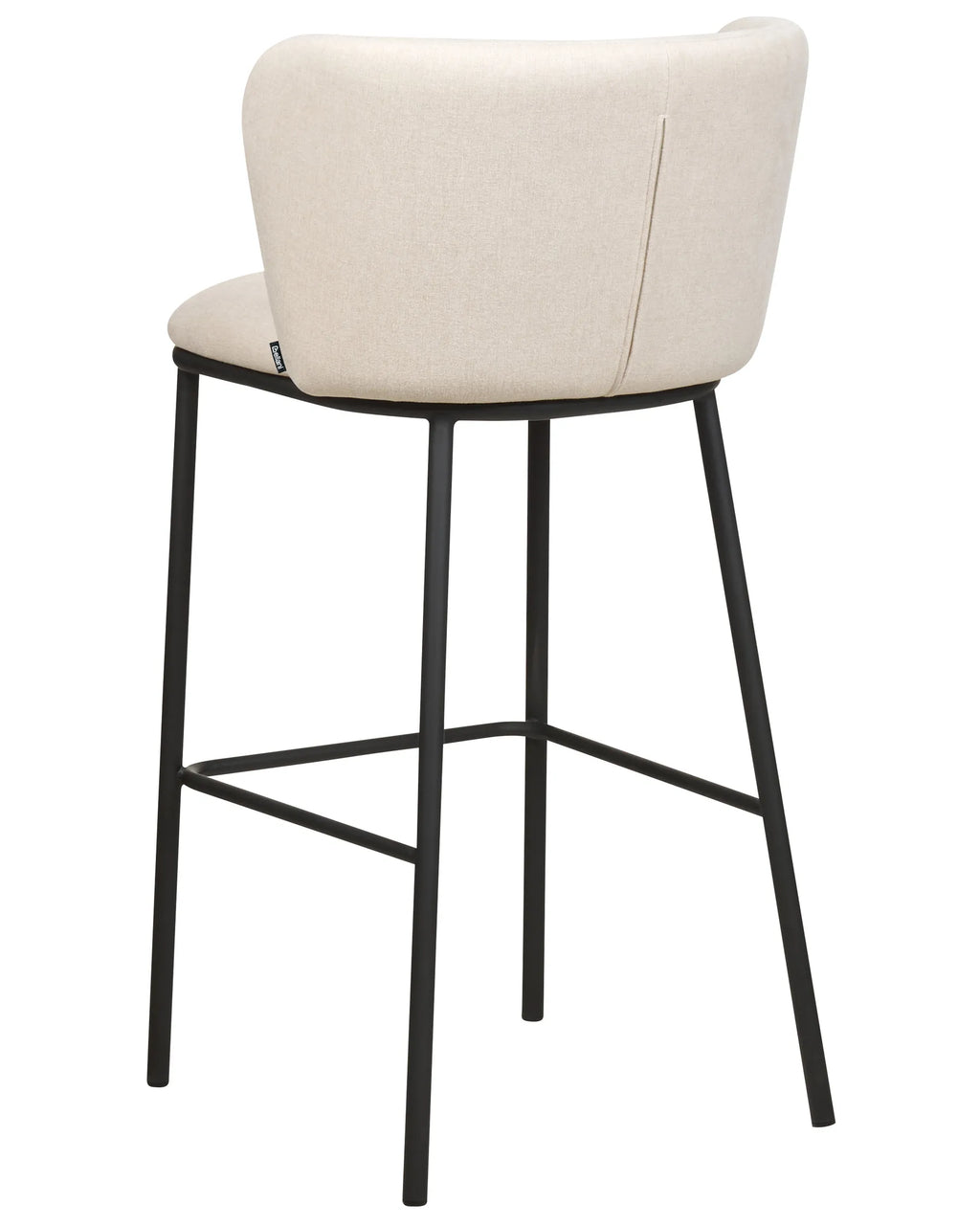 Set of 2 Bar Chairs MINA Off-White
