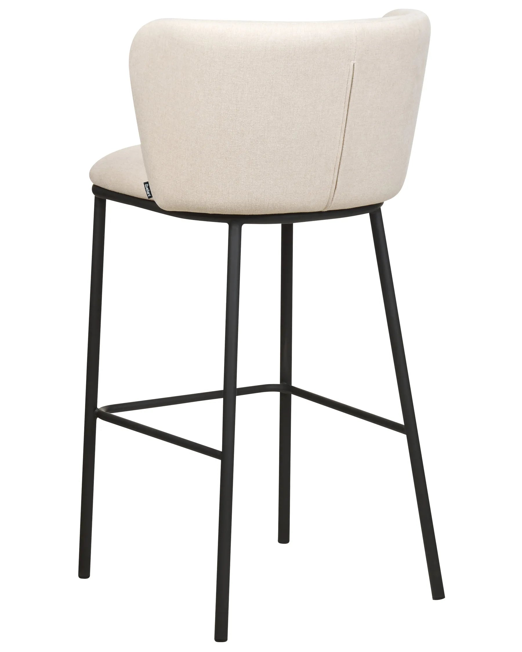 Set of 2 Bar Chairs MINA Off-White