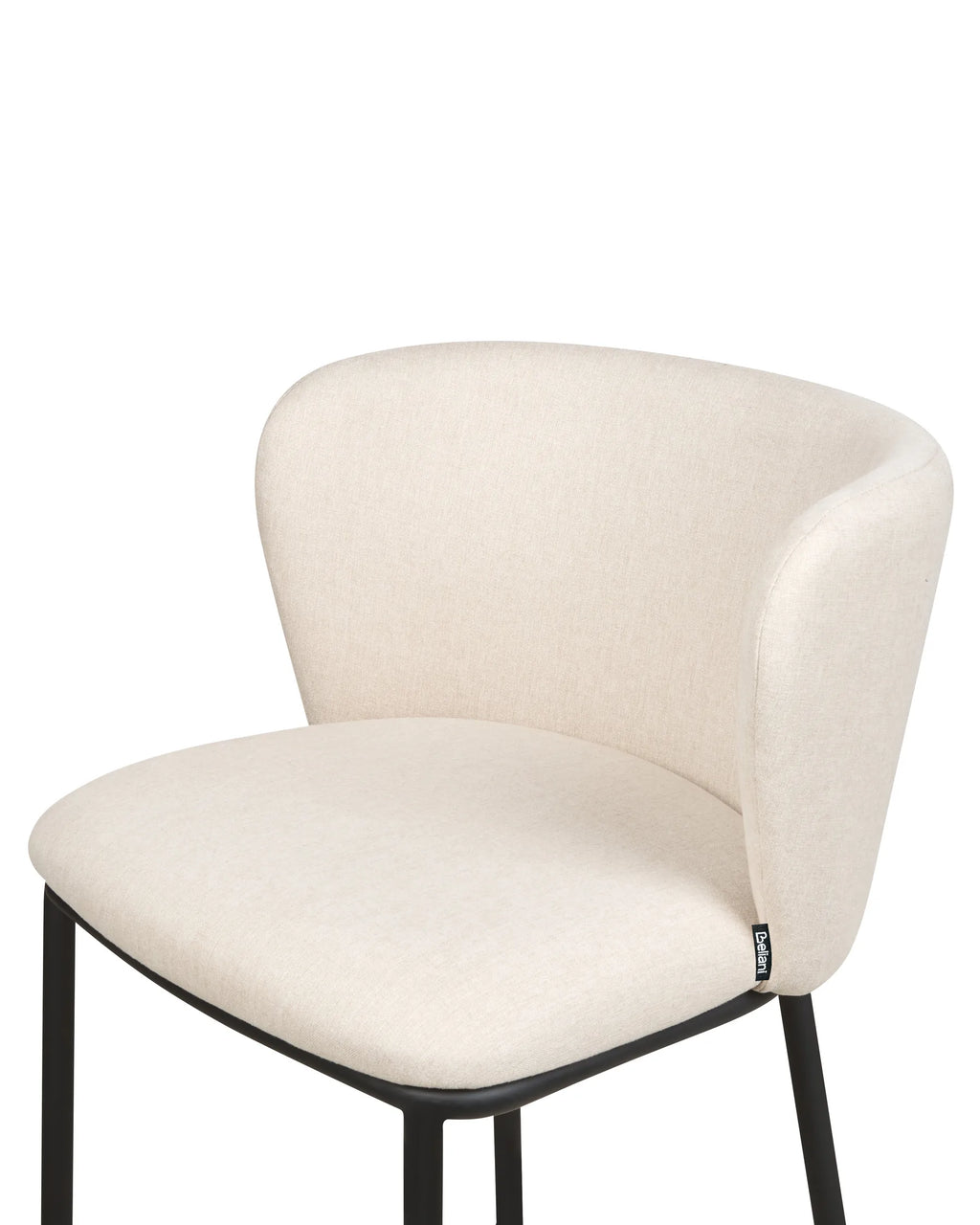 Set of 2 Bar Chairs MINA Off-White