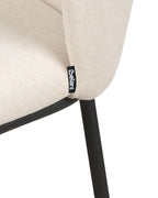 Set of 2 Bar Chairs MINA Off-White