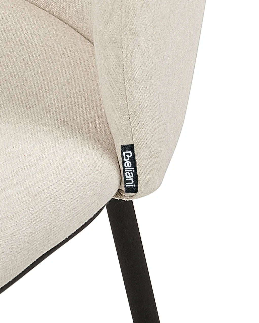 Set of 2 Dining Chairs MINA Off-White