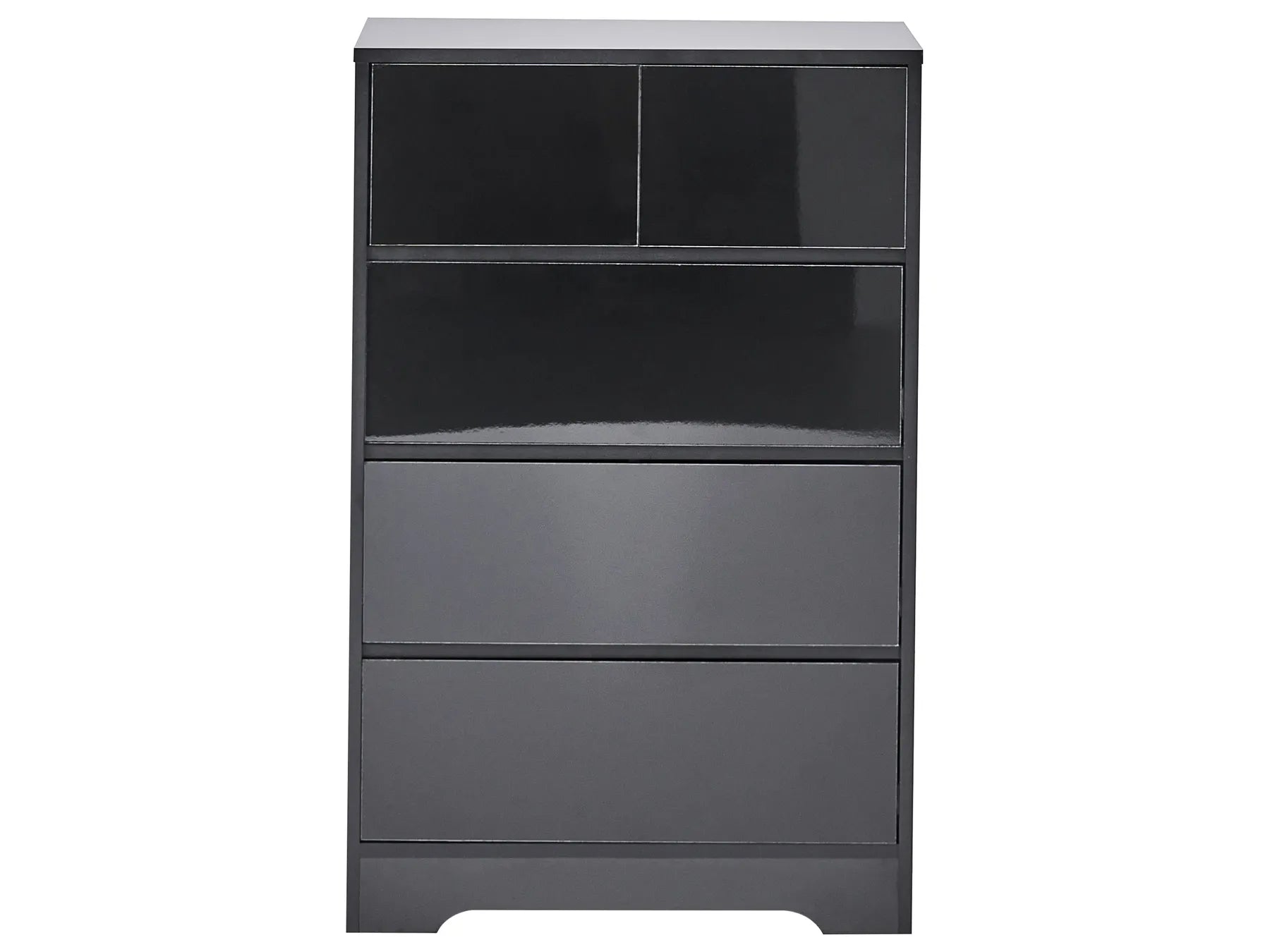5 Drawer Chest ALBERTA Black