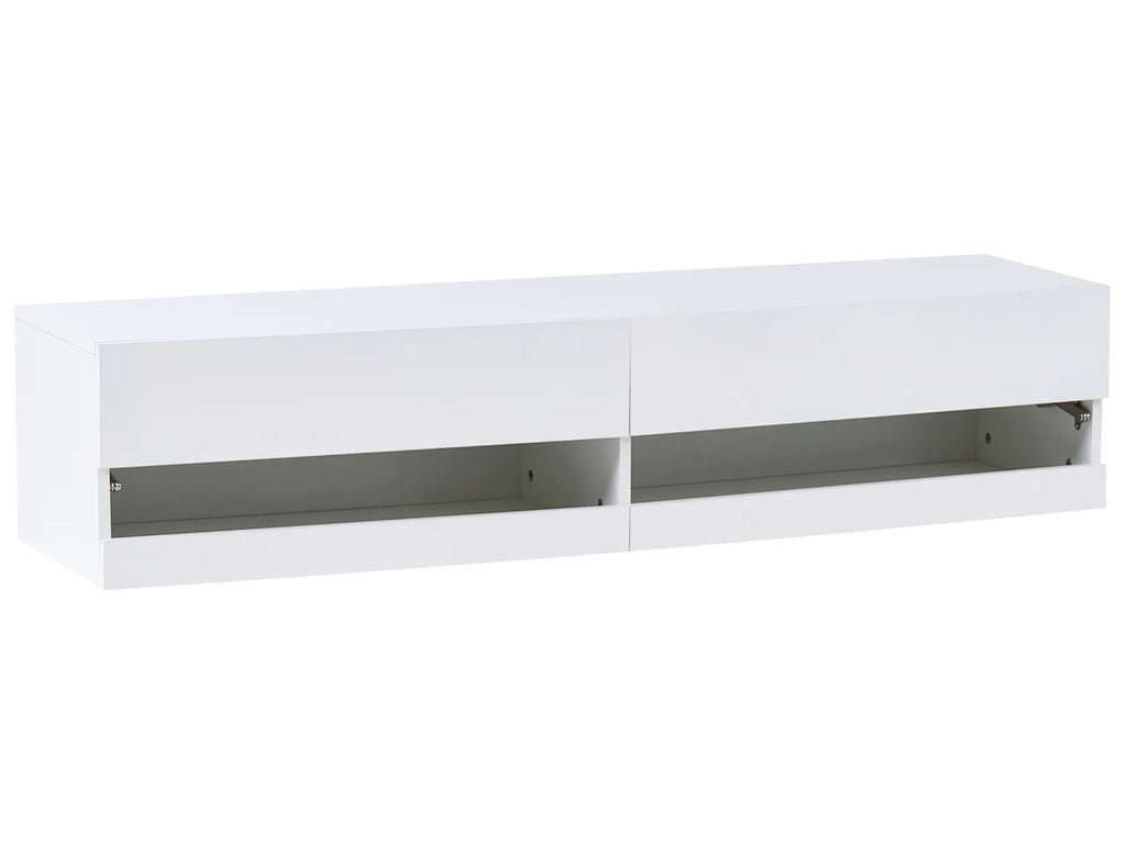 TV Stand with LED EDMONTON White
