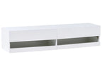 TV Stand with LED EDMONTON White