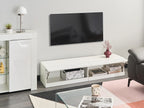 TV Stand with LED EDMONTON White