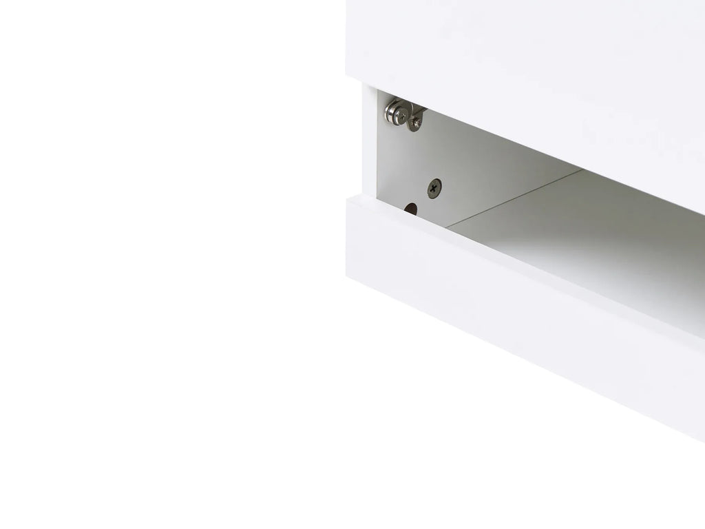 TV Stand with LED EDMONTON White