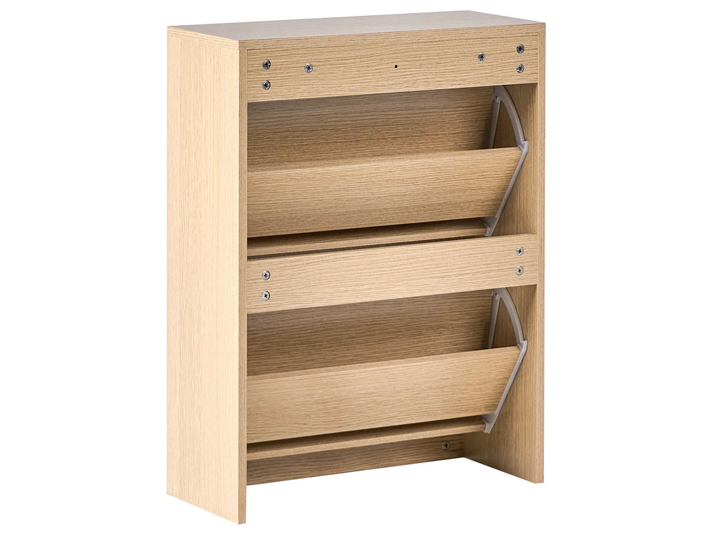 Shoe Storage Cabinet PENTICTON Light Brown