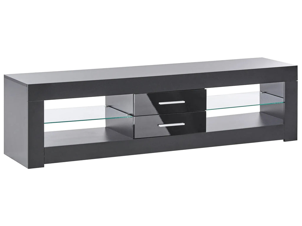 TV Stand with LED ESQUIMALT Black