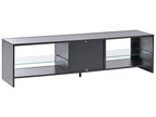 TV Stand with LED ESQUIMALT Black