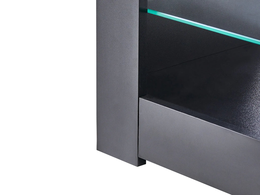 TV Stand with LED ESQUIMALT Black