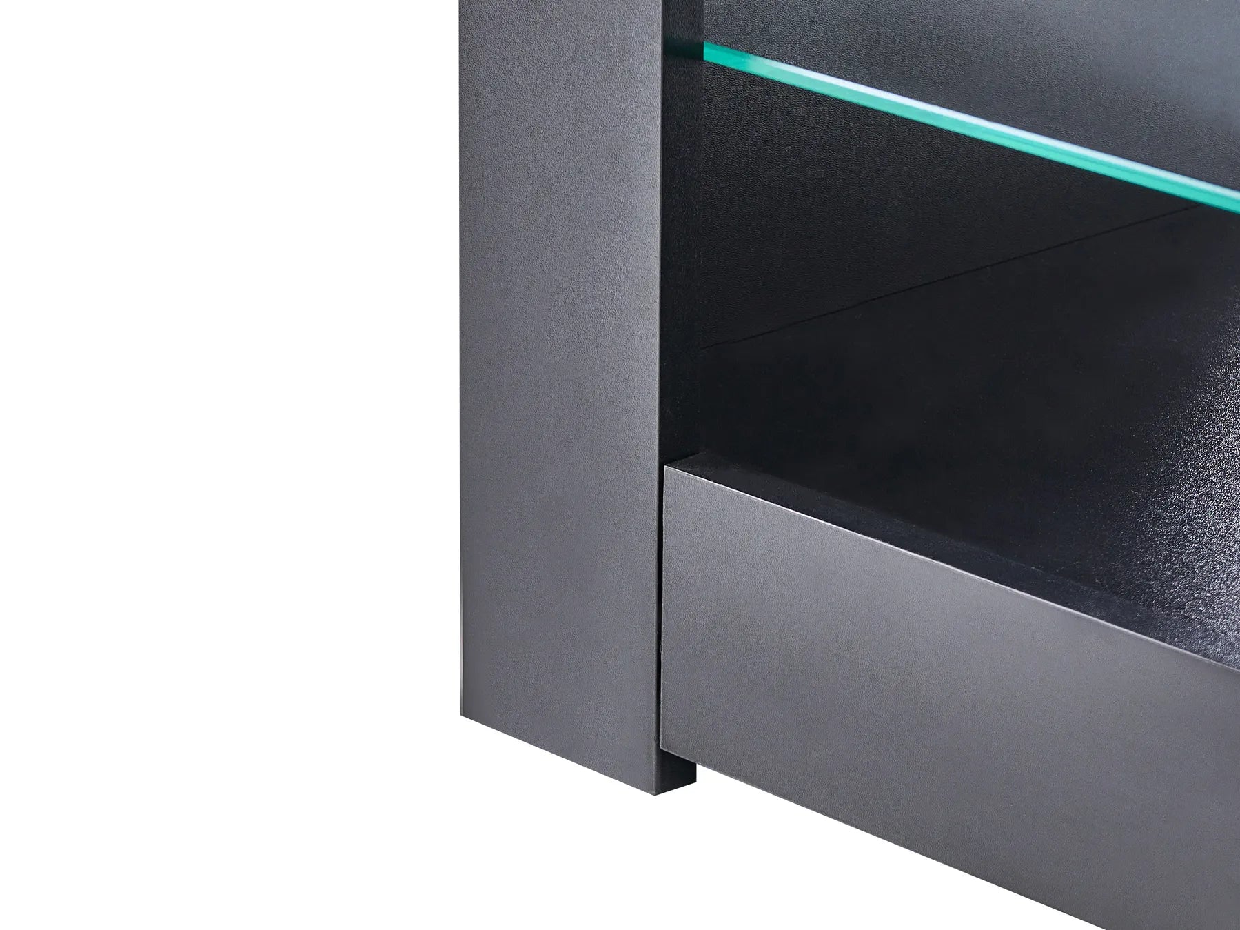 TV Stand with LED ESQUIMALT Black