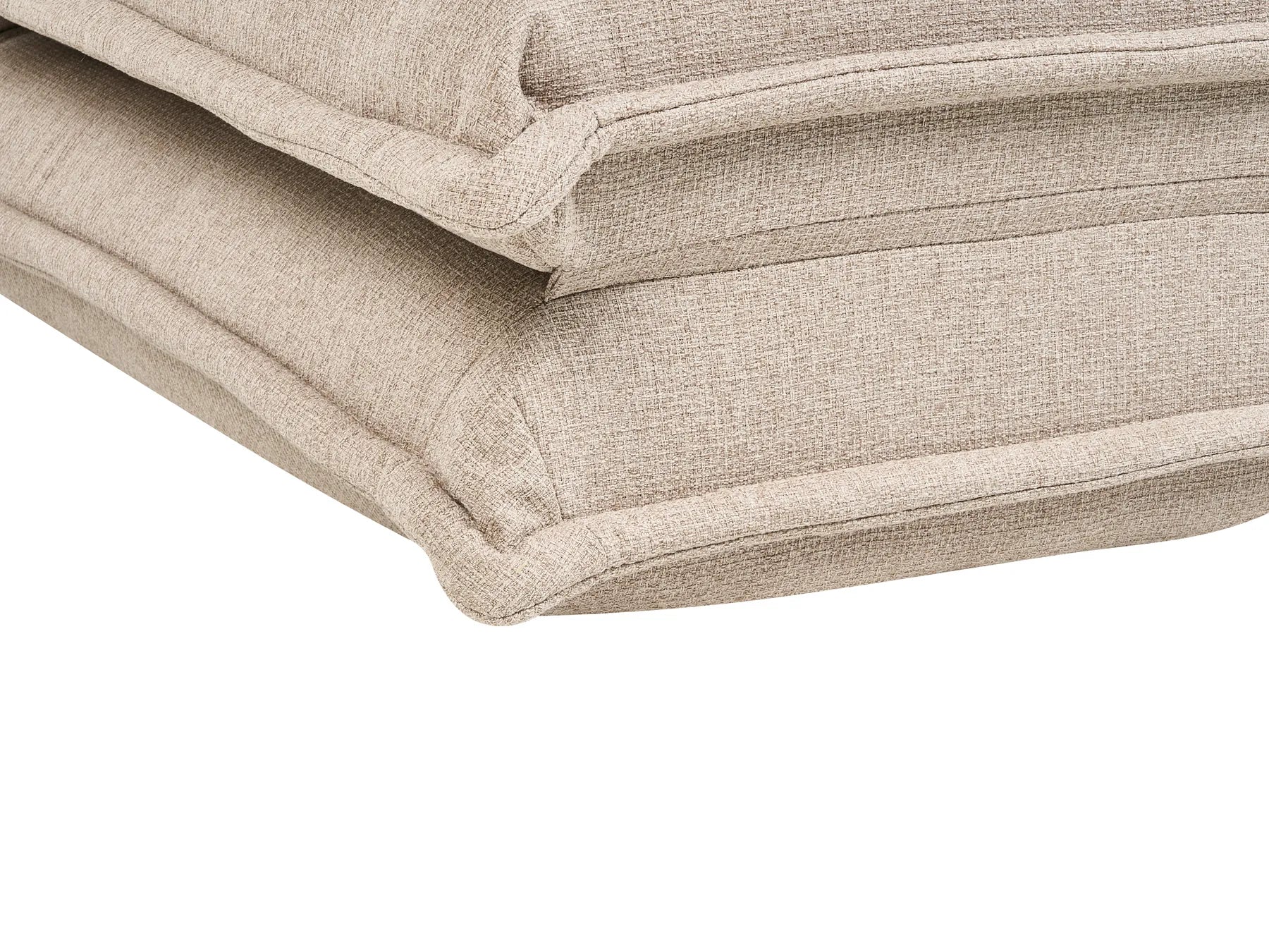 Single Sofa Bed DELLEN Fabric Beige