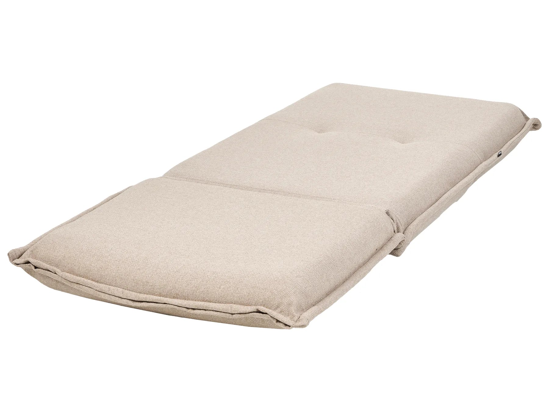 Single Sofa Bed DELLEN Fabric Beige