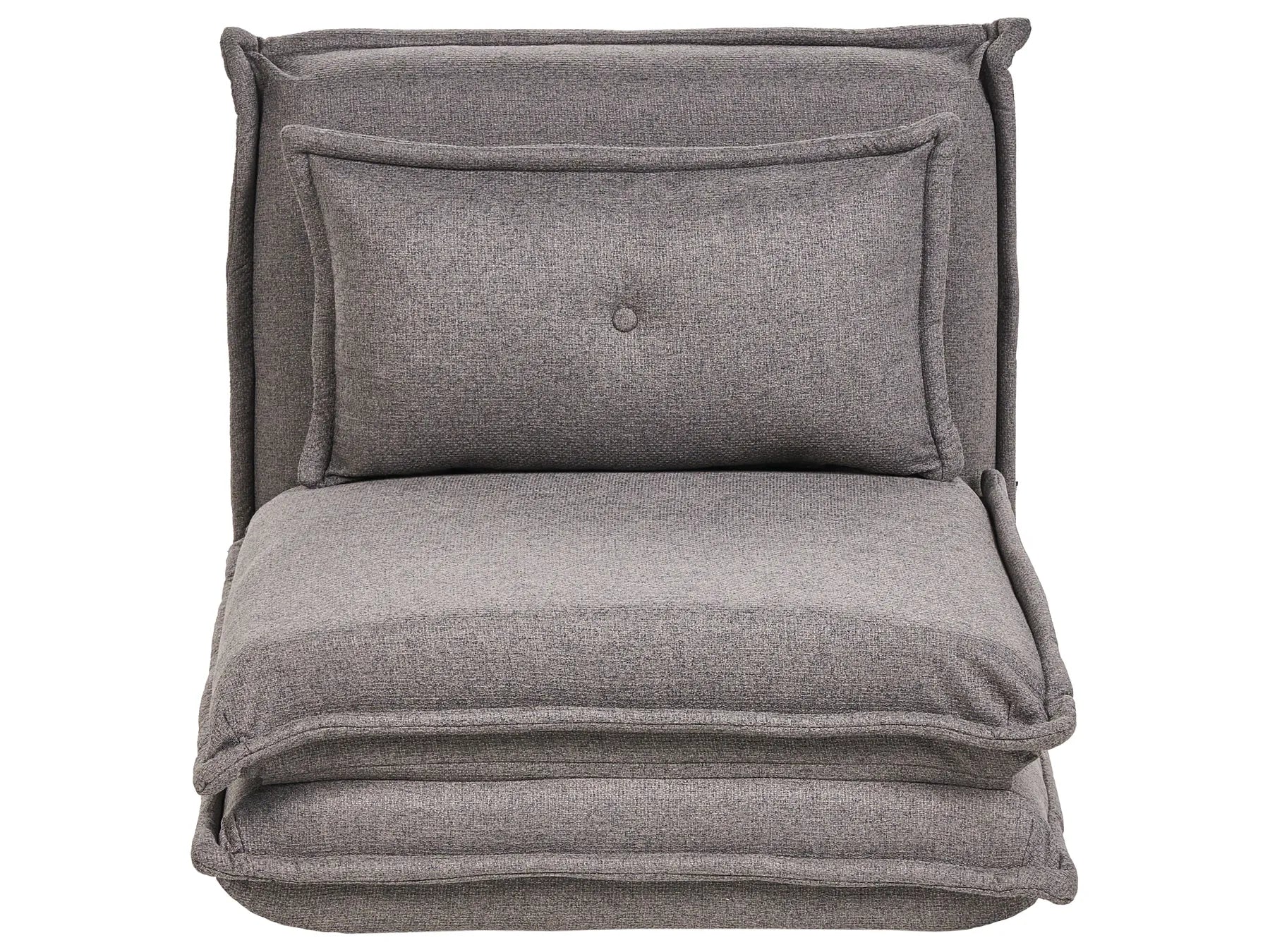 Single Sofa Bed DELLEN Fabric Dark Grey