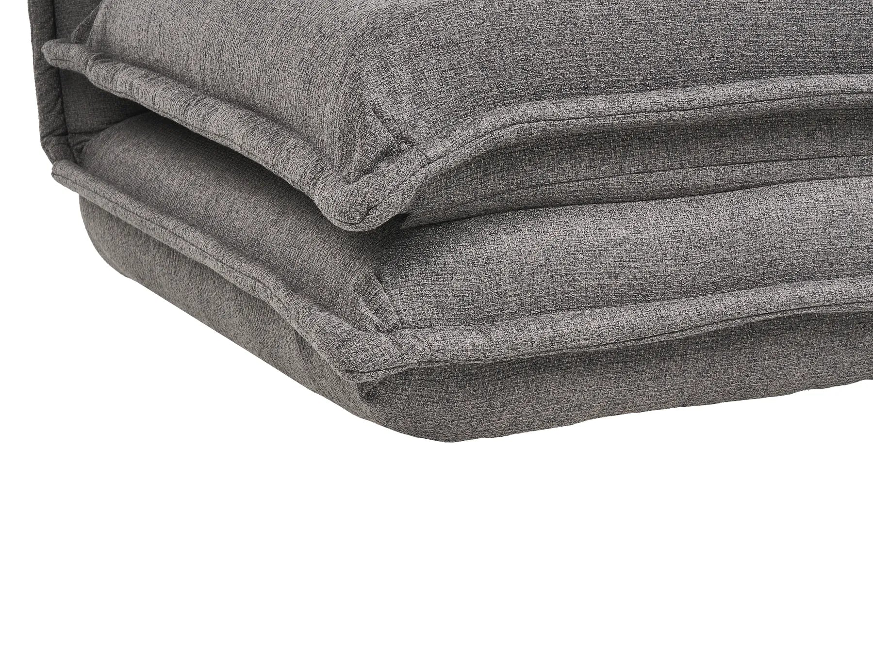 Single Sofa Bed DELLEN Fabric Dark Grey