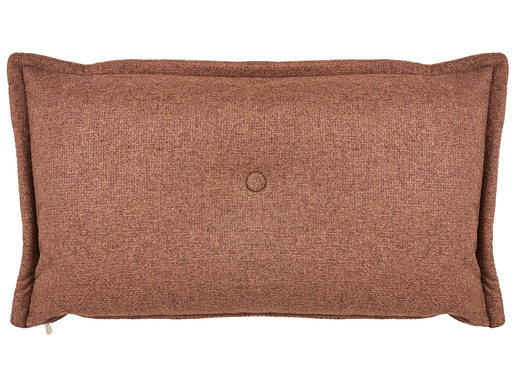 Single Sofa Bed DELLEN Fabric Brown