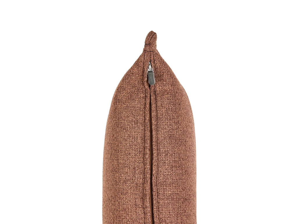 Single Sofa Bed DELLEN Fabric Brown